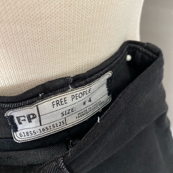 Free People Black Denim Skirt - Picture 5 of 6